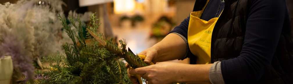 créations florales pour Noël